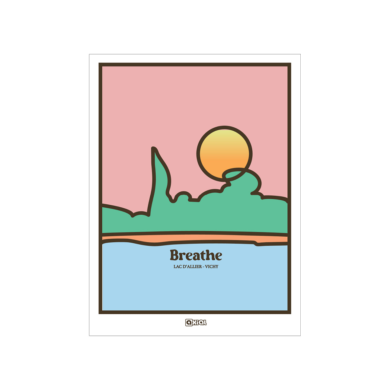 Affiche breathe 30x40cm