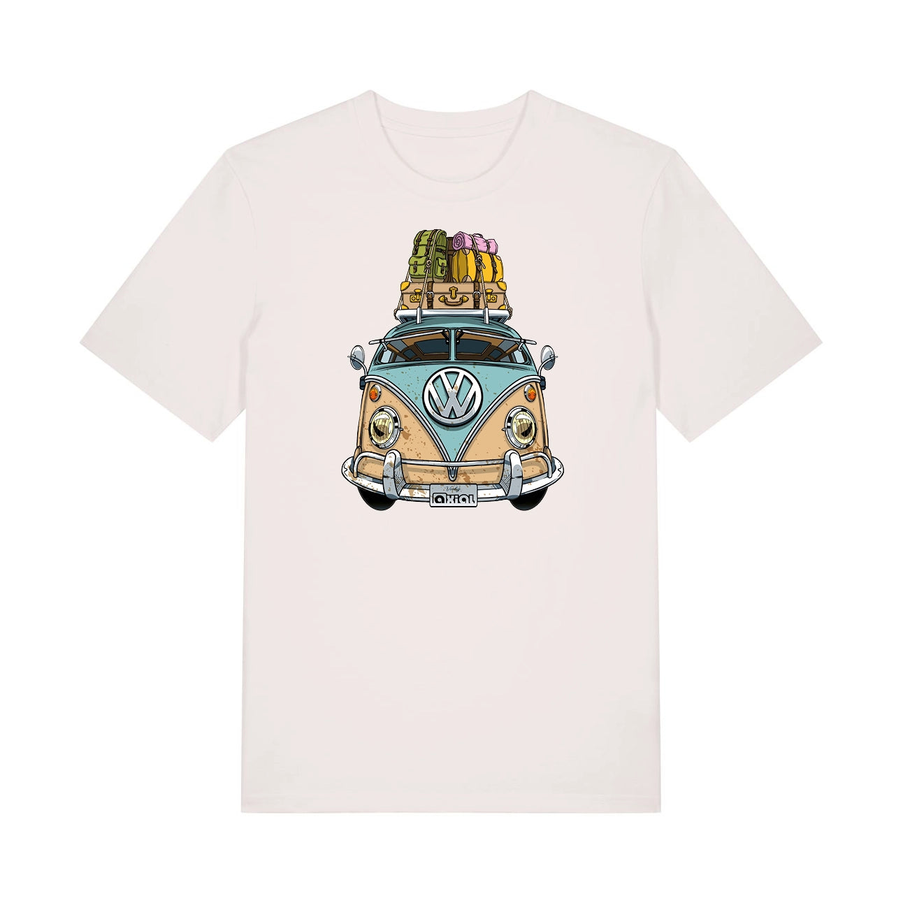 T-shirt Combi VW vintage road trip coton bio — Axial Store Vichy