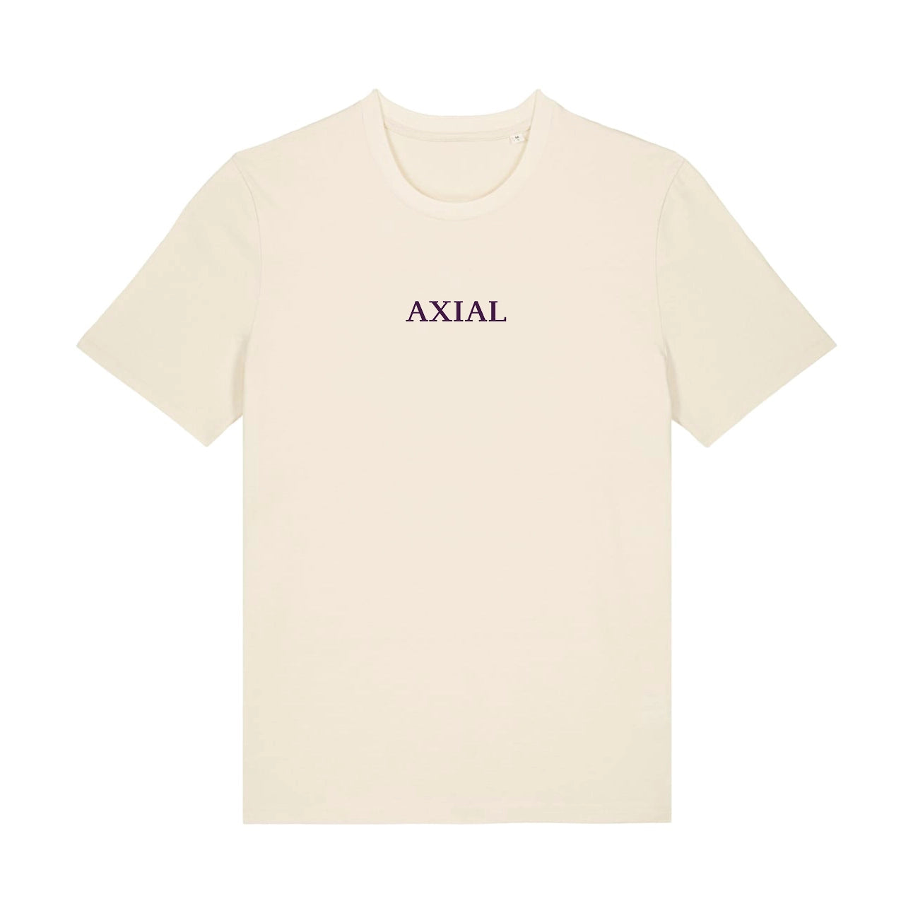 T-shirt Opéra Vichy mandala bordeaux natural coton bio — Axial Store