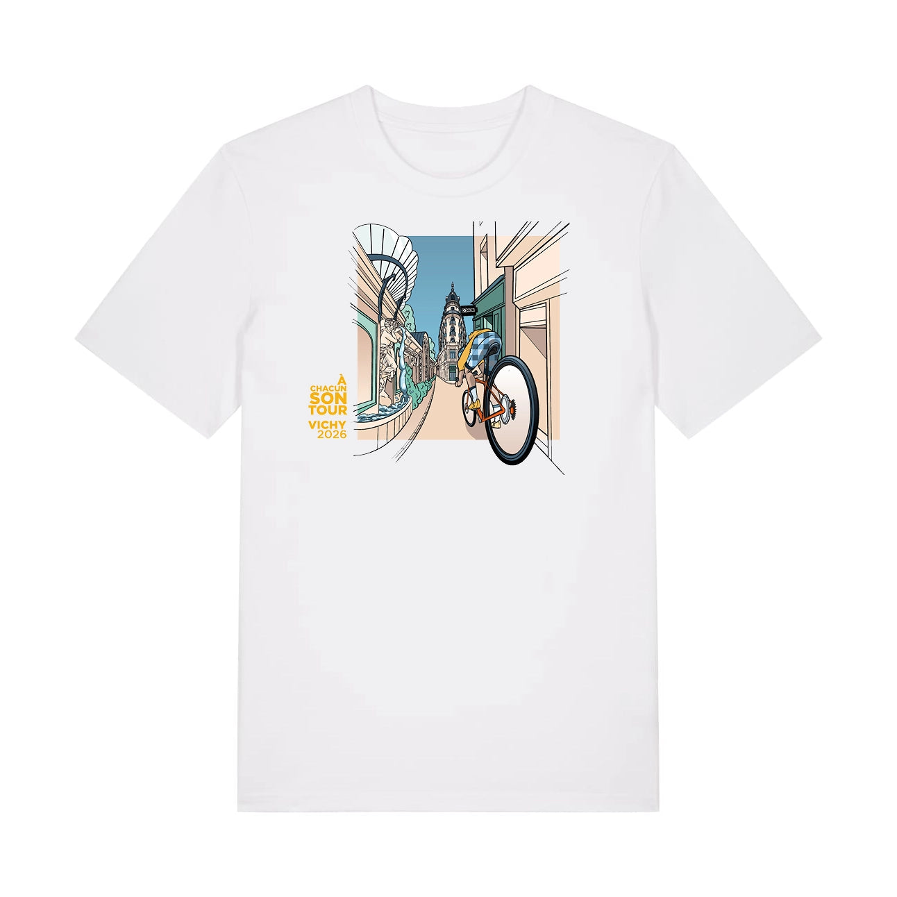 T-shirt Tour de France Vichy 2026 illustration BD — Axial Store