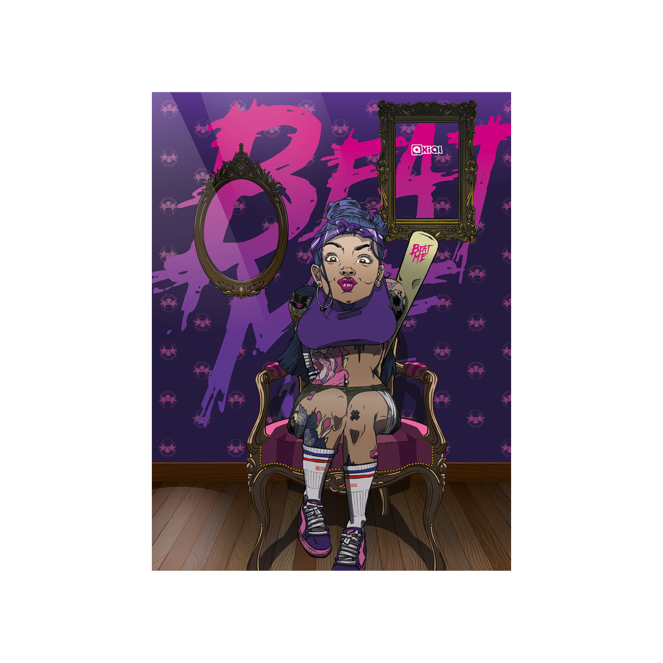 Affiche beat me 30x40cm