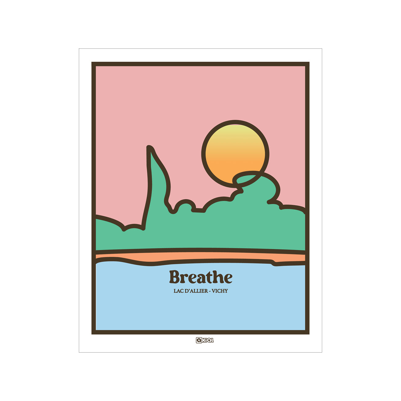 Affiche breathe 40x50cm