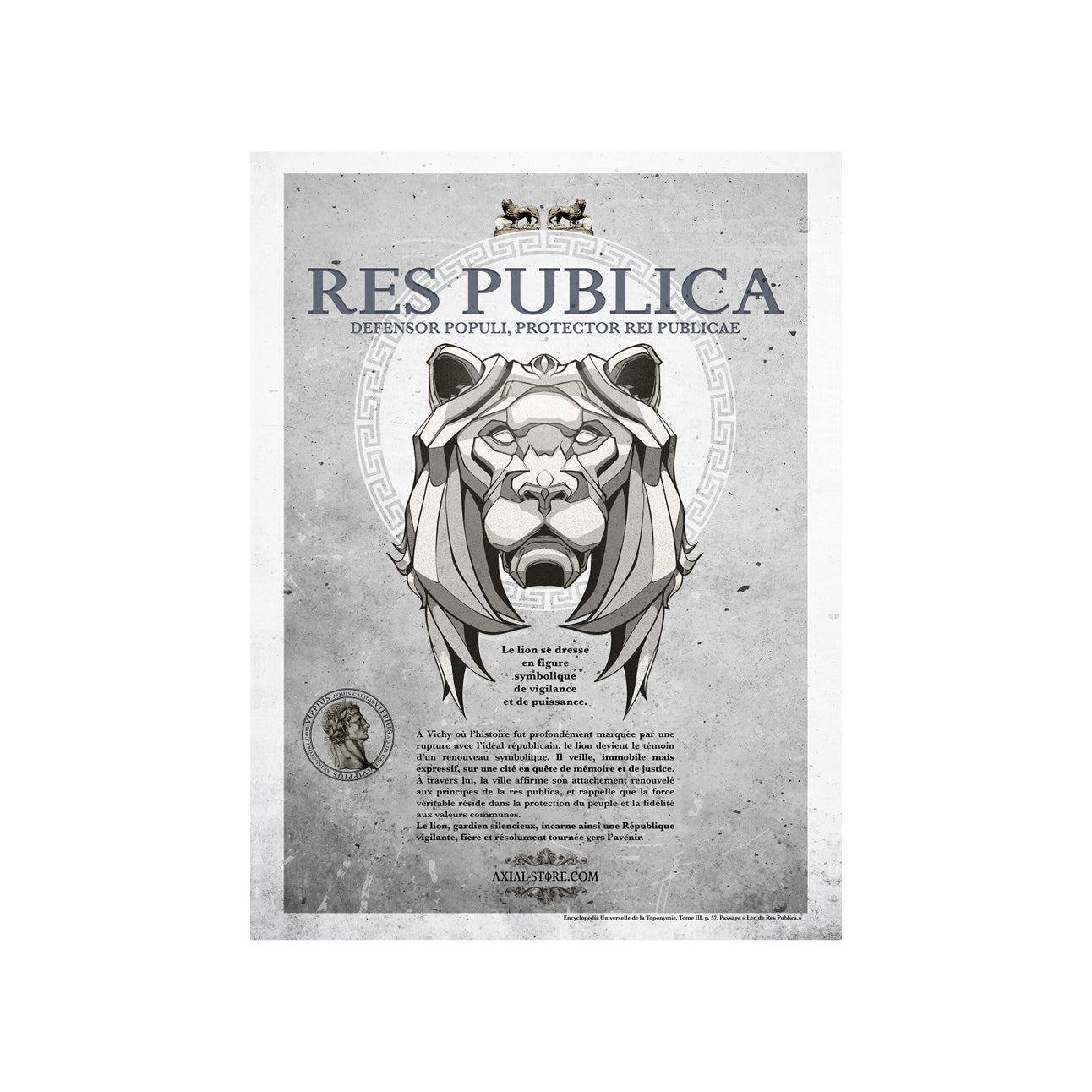Affiche res publica 30x40cm