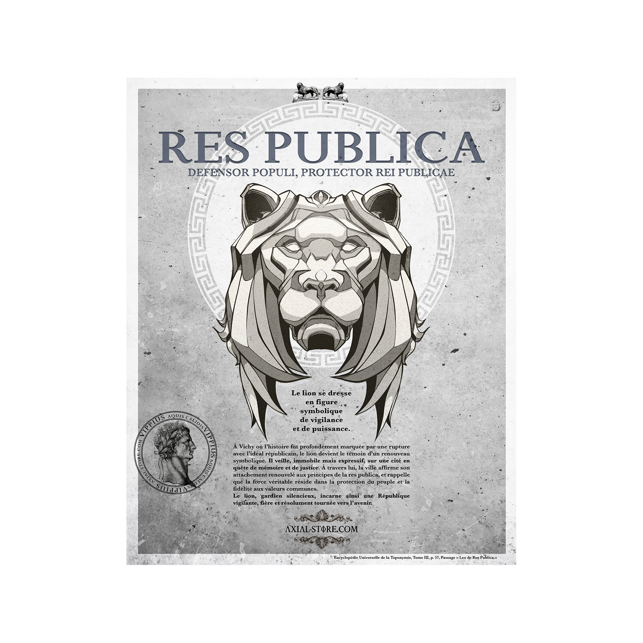Affiche res publica 40x50cm
