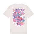 T-shirt Boho floral coton bio regular blanc — Axial Store Vichy