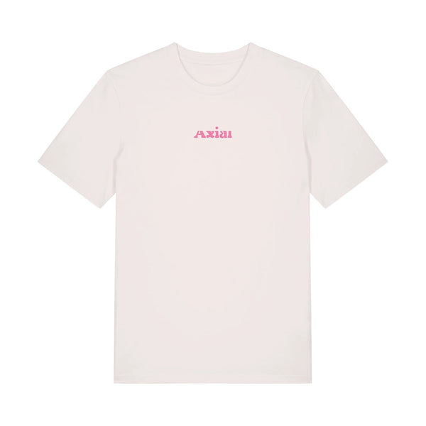 T-shirt Boho floral coton bio regular blanc — Axial Store Vichy