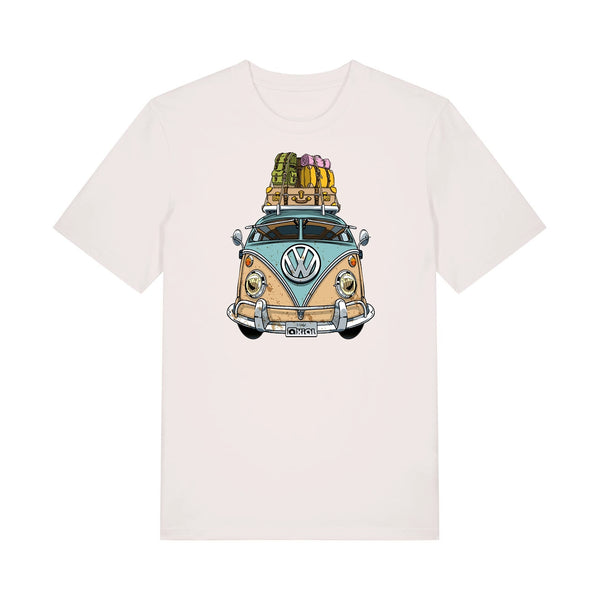 T-shirt Combi VW vintage road trip coton bio — Axial Store Vichy
