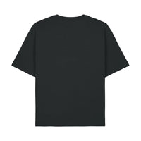 T-shirt Grunge Axial logo métal blanc sur noir boxy — Axial Store
