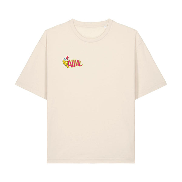 T-shirt Jump illustration pop colorée natural boxy — Axial Store Vichy