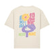 T-shirt Love boxy cœur dos coton natural bio — Axial Store Vichy
