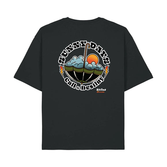 T-shirt Sunny Days Call it Destiny boxy noir — Axial Store